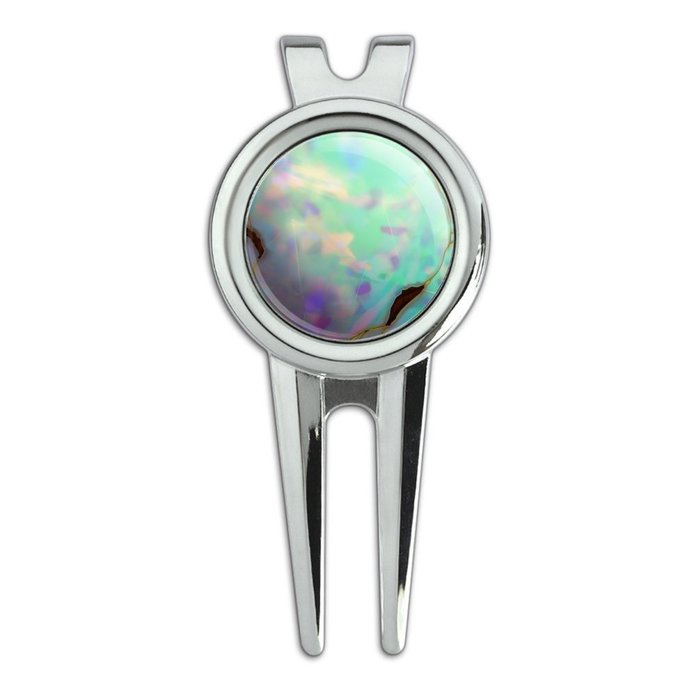 GRAPHICS & MORE Opal Gemstone Picture (Image Only) Golf Divot Repair Tool and Ball Marker