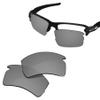 Glintbay 100% Precise-Fit Replacement Sunglass Lenses for Oakley Flak 2.0 XL OO9188 - Polarized Metallic Silver Mirror view 1