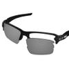 Glintbay 100% Precise-Fit Replacement Sunglass Lenses for Oakley Flak 2.0 XL OO9188 - Polarized Metallic Silver Mirror view 3