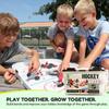 Kaskey Kids NHL Hockey Guys, Blackhawks vs. Red Wings, 27 Pieces in Each Set, Includes 2 Teams and Travel Storage Case, Nostalgic Sports Action Figures for Imaginative Play, Ages 3 and Up view 4