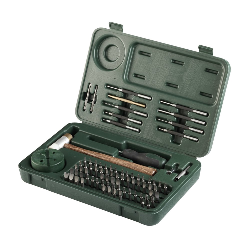 Weaver Deluxe Gunsmith Tool Kit, 88-Piece Professional Grade Gunsmithing Kit,Black