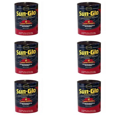 Sun-Glo Speed #6 Shuffleboard Table Powder Wax - 6 Cans
