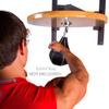 XMARK Professional Adjustable Speed Bag Platform, Wall Mount Boxing & MMA Speedbag Board for Home Gym Training view 3