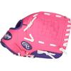 Rawlings | PLAYERS Series T-Ball & Youth Baseball Glove | Right Hand Throw | 9" | Pink/Purple with Ball view 4