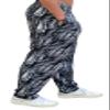 Mens/Womens Baggy Workout Pants. Bodybuilding Active wear. Gym Workout Pants with Our Grey Tide Design view 2