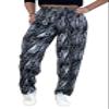 Mens/Womens Baggy Workout Pants. Bodybuilding Active wear. Gym Workout Pants with Our Grey Tide Design view 3