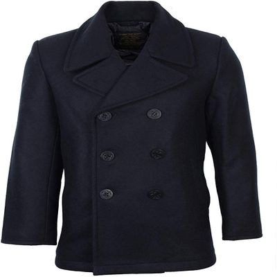 Mil-Tec US Navy Pea Coat (Dark Blue, 41-42 inch)