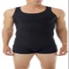 Underworks Mens Microfiber Compression Tank, Large, Black view 1