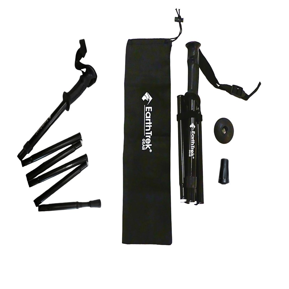 Folding Collapsible Travel Hiking Trekking Pole