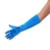 Greatlookz Ambers Very Long Satin Gloves, Royal Blue view 4