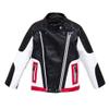 BUDERMMY Boys Leather Motorcycle Pilot Jackets Toddler Coats (9-10 Years, Black/White) view 2