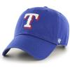 MLB Texas Rangers Clean Up Adjustable Hat, Blue, One Size view 1