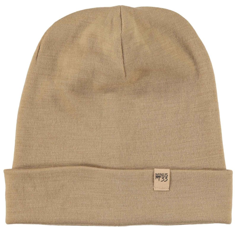 100% Merino Wool Cuff Beanie - Mens & Womens Warm Winter Hat - Watch Cap - Toque - One Size Fits Most - Desert S&