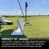 EyeLine Golf Quick Look Mirror and 70 Degree Edge Putting Rail  Compact Golf Training Aid for Putting Stroke with Slight Arc  Use on Indoor Greens or Outdoors (Edge Putting Rail) view 2