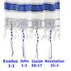 Holy Land Market Grafted IN - Messianic Christian Prayer Shawl/Tallit Prayer Shawl - Creation and Restoration Talit view 4