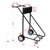 COLIBYOU 315 LBS Outboard Boat Motor Stand Carrier Cart Dolly Storage Pro Heavy Duty New view 2