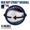Franklin Sports Minnesota Twins MLB Team Baseball - MLB Team Logo Soft Baseballs - Toy Baseball for Kids - Great Decoration for Desks and Office view 2