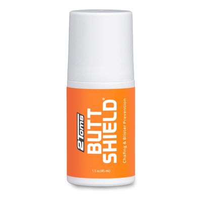 2Toms ButtShield, All Day Anti-Chafe and Blister Prevention, Waterproof and Sweatproof Protection from Saddle Sores, 1.5 Ounce Bottle