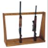 Seven-Gun Wooden Standing Floor Gun Display Rack. Fits Long Guns - Rifles or Shotguns, by Evans Sports view 1