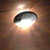 MARINE BOAT LED MOUNT ROUND COURTESY LIGHT OEM RECESSED MOUNT CHROME PLATED view 1