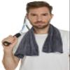 HOPESHINE Microfiber Sports Towel Soft Travel Towels Fast Drying Gym Towels 3-Pack 16inch X 32inch (Dark Blue+Light Blue+Grey) view 4