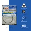 AFW Titanium Surfstrand, Bare 1x7 Saltwater Fishing Leader Wire, 50 lb, Black Oxide, 10 ft view 2