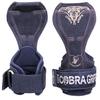 Cobra Grips PRO Weight Lifting Gloves with Wrist Wraps  Heavy Duty Strap Alternative to Power Lifting Hooks for Deadlifts & Bodybuilding, PRO Black Leather view 1