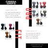 Cobra Grips PRO Weight Lifting Gloves with Wrist Wraps  Heavy Duty Strap Alternative to Power Lifting Hooks for Deadlifts & Bodybuilding, PRO Black Leather view 2