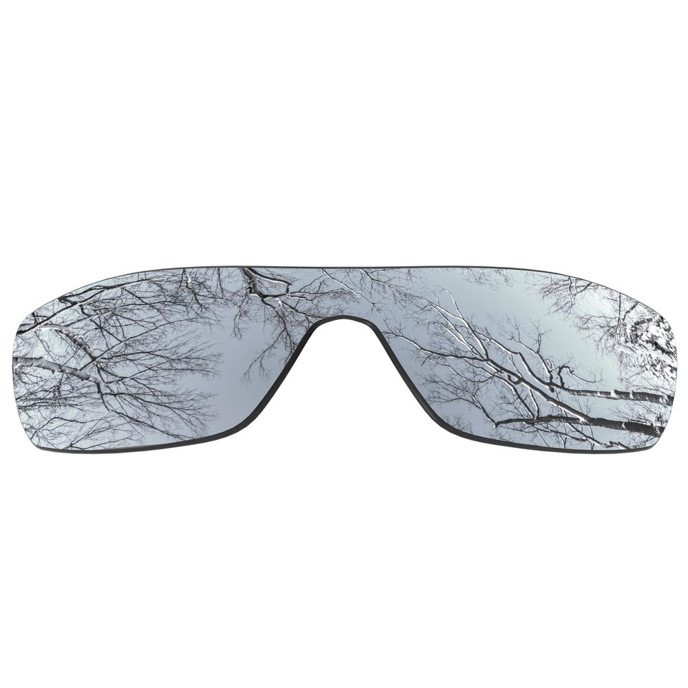 ToughAsNails Replacement Lenses for Oakley Oil Rig Sunglasses - HyperVision Plus Silver Chrome - Polarized