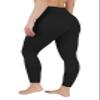 Yogalicious High Waist Ultra Soft Lightweight Leggings - High Rise Yoga Pants - Black Nude Tech 28" - Medium view 4