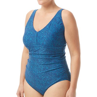 TYR Mantra v Neck Controlfit, Blue, 6