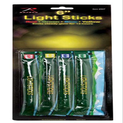 Rothco Chemical Lightstick (4 Pack), 6"