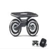 TwoLions Pro Skates,Alloy Bracket,Roller Road Drift Skates Plate Anti-Slip Board Aluminum Truck with 72 mm PU Wheels with ABEC-7 Bearings (Fish Pattern Black) view 1