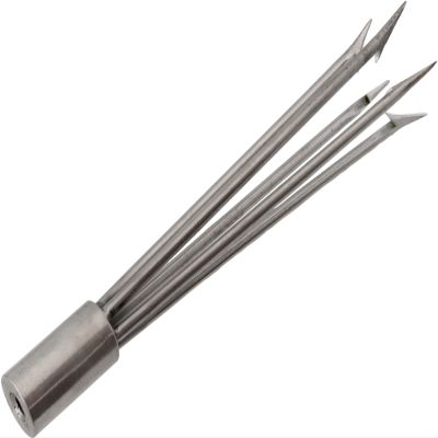 Cressi Paralyzer Tip for Pole Spear, 5 Barbed prongs, Paralyzer Tip 5 Barb Prongs