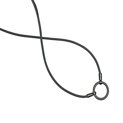 World Famous and Original LaLoop eyeglass necklace in Black., Medium