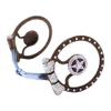 Aime Imports at Silver Texas Star D-Ring Snaffle Show Bit view 1