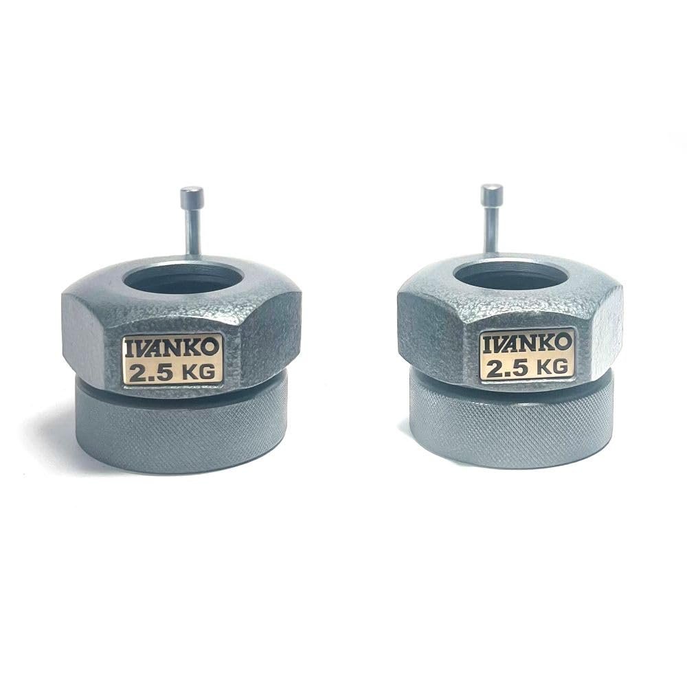 IVANKO (CO-2.5KG) Compression Ring Olympic Collars (PAIR)