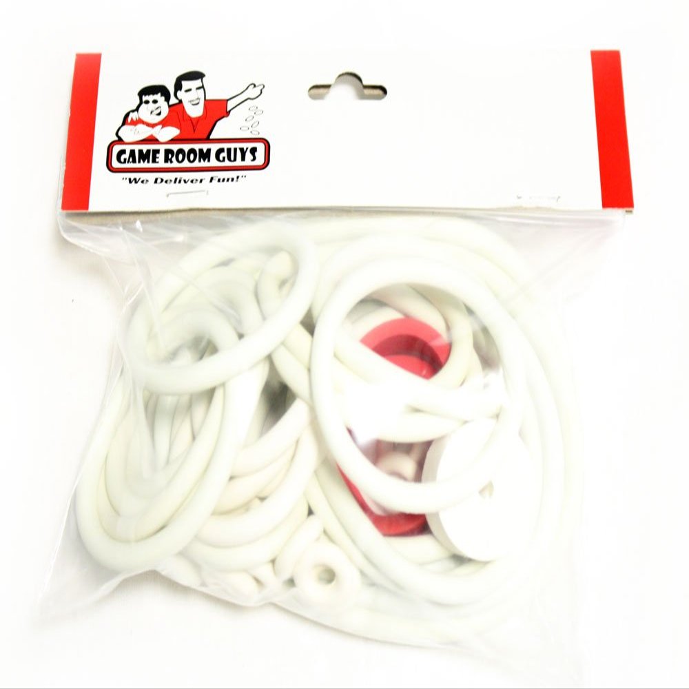 Game Room Guys Bally King TUT Pinball White Rubber Ring Kit