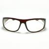 JuicyOrange Mens Biker Eyeglasses Clear Lens Motorcycle Riding Glasses Brown view 2