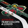 Franklin Sports NHL Minnesota Wild Mini Hockey 2 Piece Player Stick Set view 2