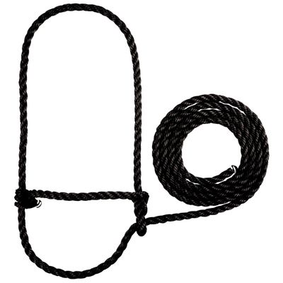 Weaver Leather Black Poly Rope Calf Halter