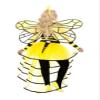 Celina 6 PC. Ladies Deluxe Queen Bee Dress Costume Set - Medium/large - Yellow/Black view 2