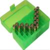 MTM 50 Round Flip-Top Ammo Box 41/44 Cal, 5.52"L x 3.24"W x 1.98"H , (Clear Green) view 2