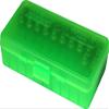 MTM 40/45/10MM Cal 50 Round Flip-Top Ammo Box, Clear Green view 4