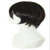 MapofBeauty 12 Inch / 30 cm Men Short Straight Wig Cosplay Costume Wig (Black) view 2