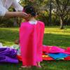 ADJOY Superhero Capes and Masks 24 Sets for Kids with Superhero Stickers Decoration - Superhero Themed Birthday Party Capes view 4