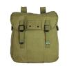 FOX OUTDOOR PRODUCTS Musette Heavyweight Cotton Canvas All-Purpose Hunting Bag | Large Main Compartment | Two Side Pockets and Adjustable Shoulder Straps, Olive Drab, 12" x 12", 1.2 lbs view 1