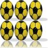 Yellow Soccer Golf Balls 6 Pack by GBM Golf Infuse Soccer Energy into Your Golf Game with Dynamic Yellow Balls view 1