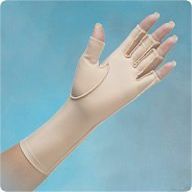 Edema Glove, Over Wrist, 3/4 Finger, Size: L, Left