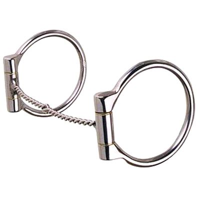 Reinsman 211 Offset Dee | Stage E Western Horse Correction Bit with 2-Piece 1/8" Tiny Twist Stainless Steel Mouthpiece & 3" Dee Cheeks | Advanced Training & Competition Horse Tack